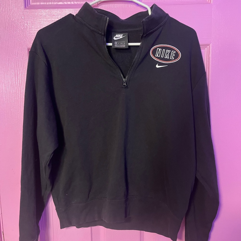 ❌SOLD❌black nike quarter zip